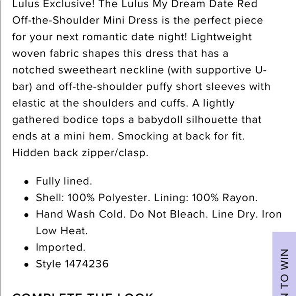 COPY - Lulu’s red dress - Picture 5 of 7